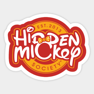 Dots that Rock Gold & White HMS Logo Sticker